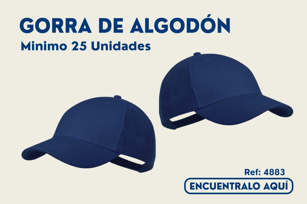 GORRA DE ALGODON