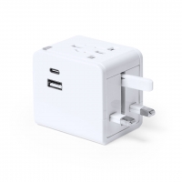 ADAPTADOR ENCHUFES BEIGAR - CÓDIGO 1627 - COLOR BLANCO.