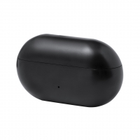 Caja negra de auriculares.