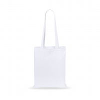 BOLSA VERTICAL CON ASAS, EN COLOR BLANCO.