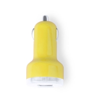 CARGADOR COCHE USB DENOM - CÓDIGO 4950 - COLOR AMARILLO.