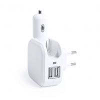 CARGADOR USB DABOL - CÓDIGO 5578 - COLOR BLANCO.