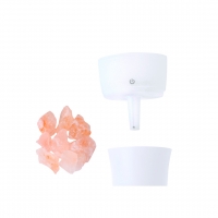 Piezas de difusor aromático en color blanco.