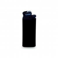 Encendedor rectangular color negro.