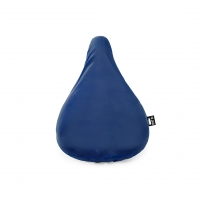Funda para asiento de bicicleta en color azul. 