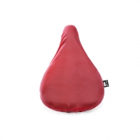 Funda para asiento de bicicleta en color rojo. 