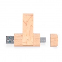 USB con conexión incluida de tipo C. 