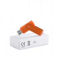MEMORIA USB SURVET 16GB - CÓDIGO 6236 - COLOR ANARANJADO.