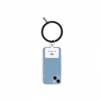 Soporte para dispositivos electrónicos sobre un celular de forma de pulsera.