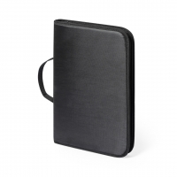 Estuche para almacenar utensilios de barbacoa con asa de agarre. 