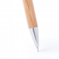BOLIGRAFO BAMBU SET CON PORTA MINAS