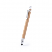BOLIGRAFO BAMBU SET CON PORTA MINAS