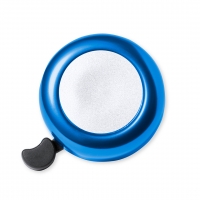 Timbre para bicicleta en color azul.